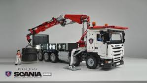 fully rc scania g crane truck a lego creation by shineyu yu mocpages com lego lkw lego technik lkw lego technik