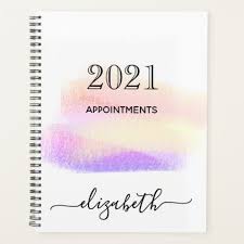 Makeup Artist Beauty Salon Appointments 2021 Planner Zazzle Com Hair Salon Names Salon Names Beauty Salon Interior
