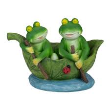 Maybe you would like to learn more about one of these? Northlight 10 Green Frogs In A Lily Pad Outdoor Garden Statue Target