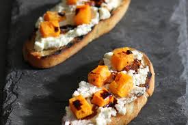 Roasted Pumpkin On Toast With Whipped Feta Greek Food Greek Cooking Greek Recipes By Diane Kochilas