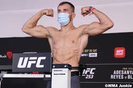 How will klein fare in the ufc: Ludovit Klein Ufc 253 Official Weigh Ins Mma Junkie