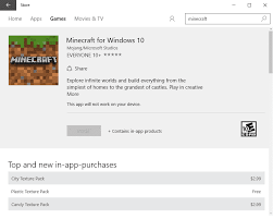 Make sure that your app works with windows 10. This App Will Not Work In Your Device On Windows Store Minecraft Windows 10 Edition