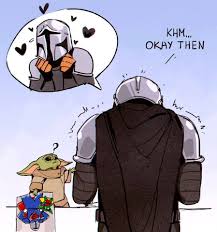 Pin By Finn On A Whole Board For Grogu Star Wars Artwork Star Wars Comics Star Wars Humor