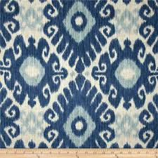 Jaclyn Smith Ikara Blend Indigo With Images Fabric Indigo Ikat Fabric Custom Curtains