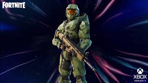 100k vbucks rainbow gun challenge with my little brother! New Halo Bundle Master Chief Skin In Fortnite Youtube