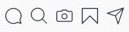 Instagram Buttons Icon Notification Comment Search In 2021 Search Png Icon Instagram