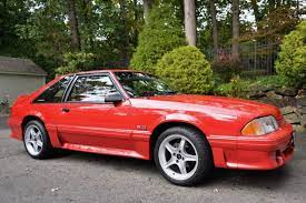 For Sale 1990 Ford Mustang Gt Bright Red 50l V8 5-speed 6600 Miles Stangbangers Ford Mustang Gt Mustang Gt Mustang