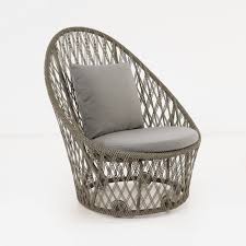 Round armchair | © alp nuhoglu this gorgeous and comfortable swivel chair has a rounded seat and swivels wood legs with metal sections to enforce durability. Sunai Open Weave Relaxing Swivel Chair Design Warehouse Nz