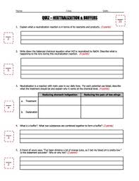 Acid/base neutralization a salt is any compound that can be derived from the neutralization of an acid and a base. Quiz Acid Base Neutralization Reactions And Buffers By Science With Mr Enns
