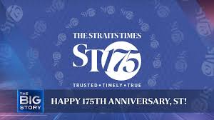 Click the logo and download it! St Turns 175 Staying True To Its Mission From Day 1 From Print To Screen Ink To Multimedia Singapore News Top Stories The Straits Times