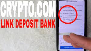 How To Link Deposit Bank Account To Crypto Com Youtube
