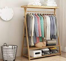 The… room shelves diy clothes rack clothes hanger diy shelves laundry room shelves closet shelf organization diy home decor bedroom decor wooden clothes rack build your own wardrobe cheap home decor decor. 14 Clothes Racks That Store Your Garments In Style Living In A Shoebox Wood Clothing Rack Standing Clothes Rack Bamboo Clothes