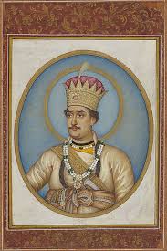 Ghazi Ud Din Haydar Khan Last Nawab Wazir Then First King Of Awadh 1814 1827 Painting Patterns Miniature Art Print Patterns