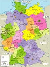 Free Printable Maps Map Of Germany With Cities Germany Map German Map Germany free printable maps map of germany