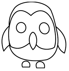 Learn how to draw a cute cartoon sloth from roblox adopt me pets easy, step by step drawing lesson tutorial. Adopt Me Coloring Pages Snow Owl Novocom Top