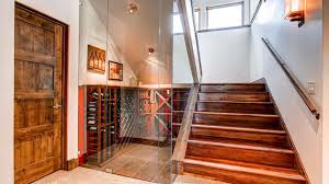 It has a full glass pane and doesn't take up much additional space. 15 Space Savvy Under Stairs Wine Cellar Ideas Home Design Lover