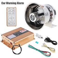 12v 200w 18 Tone Car Warning Alarm Police Siren Horn Pa Speaker With Mic System Wireless Remote Control Speakers Sets Aliexpress