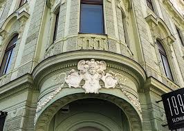 Architectural Embellishment Greeting Card by Lindley Johnson