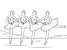 Swan Lake Ballet Coloring Page Free Printable Coloring Pages Bale Lago Dos Cisnes Paginas Para Colorir Artesanato Inspirado No Bale