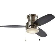Ashby Park 44 In White Color Changing Integrated Led Brushed Nickel Ceiling Fan With Light Kit Ceiling Fan With Light Brushed Nickel Ceiling Fan Ceiling Fan