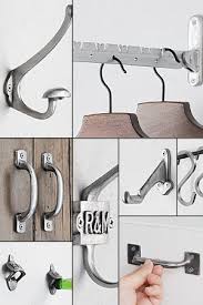 ヴィンテージsil フォールディング ハンガーフック junk rustic colors アイアンフック ハンガーラック おしゃれ フォールディング