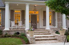 American front porch with rocking chair and flag. Traditional Front Porch Klassisch Veranda New Orleans Von Highland Homes Inc Houzz