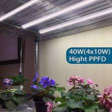 4ft 4 tube 20,000 lumens. Barrina Grow Lights For Indoor Plants Full Spectrum Sunlight 2ft 40w 4 X 10w 250w Equivalent Led Grow Light Bulbs T5 Grow Lights Plug And Play 4 Pack Pricepulse
