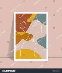 Design an album cover art that reflects your artistic flair with our range of premium templates available. Woman Aesthetic Cover Design Linear Artwork Stock Vector Royalty Free 1862423461