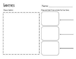 Animal Habitats Graphic Organizer Animal Habitats Graphic Organizer Graphic Organizers Animal Habitats