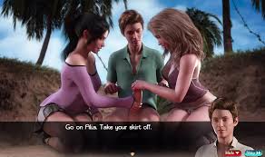 The Genesis Order - Treasure of Nadia - Story Scenes 6 - Two Babes Learning  Sex on the Beach