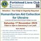 Portishead Lions Club Humanitarian Aid Collection event image