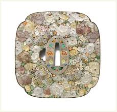 ドキドキするほど絵画な 日本刀のつば 江戸時代発祥 芝山象嵌の世界に 物語り が聞こえる ddn japan 日本刀 刀 鍔 螺鈿