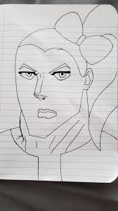 ★easy, simple follow along drawing lessons for beginners. I Drew Jojo Siwa In The Jojo S Bizarre Adventure Art Style Drawing