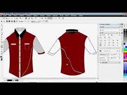 Membuat desain kaos sederhana dengan coreldraw | belajar coreldraw. Tutorial Desain Coreldraw Desain Baju Kemeja Hm Tutorial Youtube