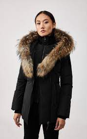 Mackage Adali F Womens Apparel In 2021 Leather Coat With Fur Women S Puffer Coats Fur Jacket Outfit