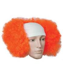 Bald Curly Clown Orange Costumepub Com Halloween Wigs Clown Wig Rainbow Wig