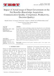 Bpp status was granted in addition to other british nationality classes; Pdf Impact Of Actual Usage Of Smart Government On The Net Benefits Knowledge Acquisition Communication Quality Competence Productivity Decision Quality