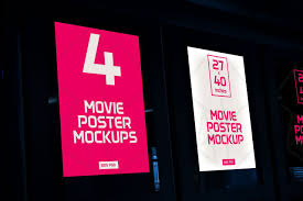 Movie Poster Mock Ups Design Mockup Free Mockup Template Free Mockup Psd