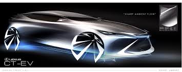Lexus Ct Ev Daniel Jimenez 2016 Concept Car Design Car Design Car Design Sketch