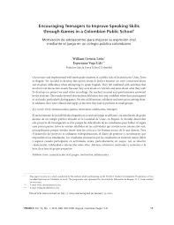 Karang taruna mandiri taruna sejahtera adalah organisasi yang statusnya diakui oleh pemerintah. Pdf Encouraging Teenagers To Improve Speaking Skills Through Games In A Colombian Public School