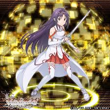White Legendary Sword Yuuki Sword Art Online Yuuki Sword Art Sword Art Online