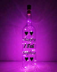 Choosing a gift for an 18 birthday can be tough. Personalised 18th Birthday Gift Light Up Wine Bottle Etsy Gifts For 18th Birthday 21st Birthday Gifts 18th Birthday Gifts