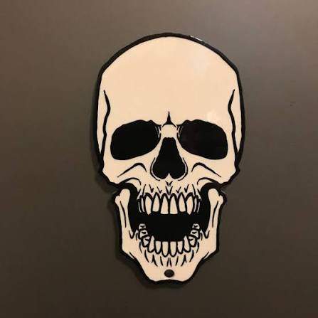 Screaming Skull Magnet – CU Scared