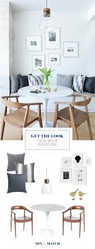Get The Look Coastal Modern Breakfast Nook Modern Breakfast Nook Nook Table Breakfast Nook Table