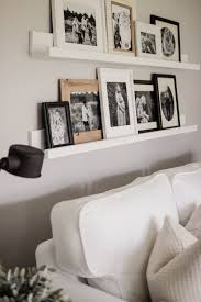 When your living room is also your bedroom, you need smart storage solutions. Diy Picture Ledge Jessica Sara Morris Gallery Wall Living Room Gallery Wall Shelves Home Decor