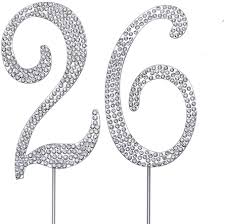 We did not find results for: Magjuche Silver 26 Crystal Cake Topper Number 26 Rhinestones 26th Birthday Cake Topper Men Or Women Birthday Or 26th Anniversary Party Decoration Supply Amazon Co Uk Grocery