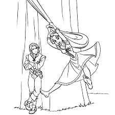 Disney prinsessen kleurplaten kleurplatenpaginanl boordevol. Rapunzel Tangled Kleurplaten Leuk Voor Kids