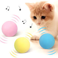 Smart Cat Toys Interactive Ball Plush Electric Catnip Training Toy Kitten  Touch Sounding Pet Product Squeak Toy Ball Cat Supplie