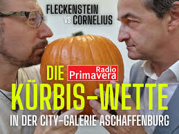 🎃 Fleckensteins Kürbis-Wette mit der City Galerie! City-Galerie-Chef  Ragnar Cornelius hat heute Morgen live im Radio bei Morgenmann Daniel  Fleckenstein angerufen