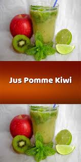 Voici Une Recette Tres Facile Et Delicieuse De Jus Pomme Kiwi Ce Jus Frais A Base Des Fruits Jus De Fruit Detox Recette Jus De Fruit Recettes De Smoothie Sains